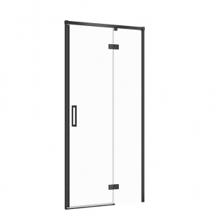 Душевая дверь Cersanit Larga 100х195 распашная правосторонняя, профиль черный S932-125