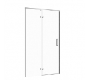 Двері душової кабіни Cersanit Larga 120х195 розпашні лівосторонні, профіль хром S932-122 
