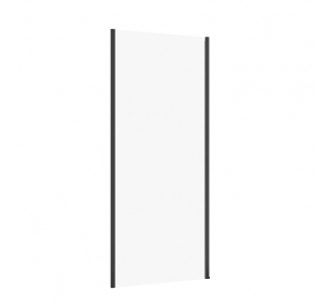 Стенка к распашной двери Cersanit Larga 90х195, профиль черный S932-134