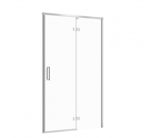Двері душової кабіни Cersanit Larga 120х195 розпашні правосторонні, профіль хром S932-118