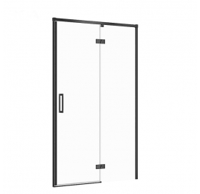 Душевая дверь Cersanit Larga 120х195 распашная правосторонняя, профиль черный S932-126