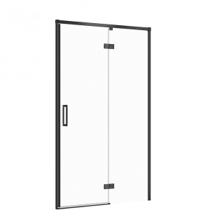 Душевая дверь Cersanit Larga 120х195 распашная правосторонняя, профиль черный S932-126