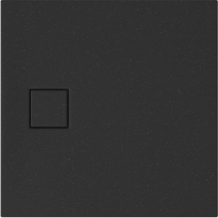 СЕТ B458 душевой квадратный поддон Cersanit tako slim 80x4 черный матовый + сифон S932-165