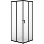 Душевая кабина квадратная CERSANIT BRASCO 90x90x190 Черный S168-008
