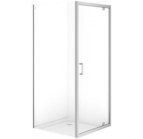 Душевая кабина квадратная Cersanit BRASCO 90x90x190 Хром S168-010
