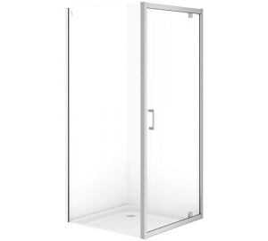 Душевая кабина квадратная Cersanit BRASCO 90x90x190 Хром S168-010