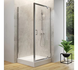 Душевая кабина квадратная Cersanit BRASCO 90x90x190 Хром S168-010
