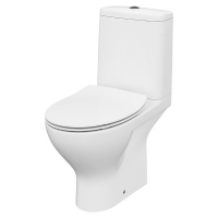 Унитаз-компакт CERSANIT Moduo SBTW CleanOn 651 011 3/5 с бачком и сиденьем Slim Soft Close дюропласт K116-003