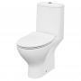 Унитаз-компакт CERSANIT Moduo SBTW CleanOn 651 011 3/5 с бачком и сиденьем Slim Soft Close дюропласт K116-003