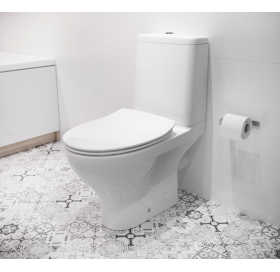 Унітаз-компакт CERSANIT Moduo SBTW CleanOn 651 011 3/5 з бачком і сидінням Slim Soft Close дюропласт K116-003