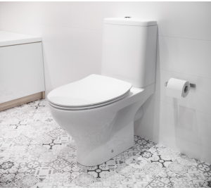 Унітаз-компакт CERSANIT Moduo SBTW CleanOn 651 011 3/5 з бачком і сидінням Slim Soft Close дюропласт K116-003