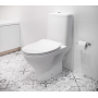 Унитаз-компакт CERSANIT Moduo SBTW CleanOn 651 011 3/5 с бачком и сиденьем Slim Soft Close дюропласт K116-003