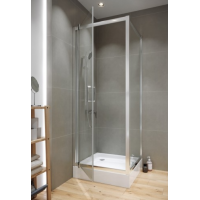 Душова кабіна квадратна Cersanit ARTECO PIVOT 80x80x190 Хром S157-009