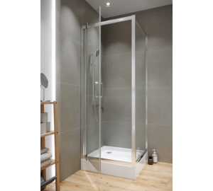 Душова кабіна квадратна Cersanit ARTECO PIVOT 80x80x190 Хром S157-009
