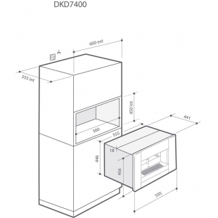 Вбудована кавоварка De Dietrich DKD7400AU