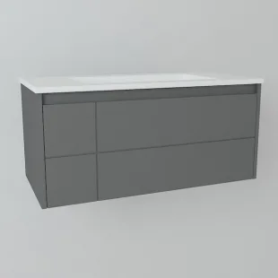 Тумба з умивальником Devit Laguna 100 антрацит 0022110A