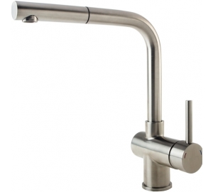 Смеситель кухонный Fabiano FKM 46P SS Inox