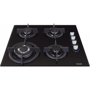 Варочная поверхность газовая Fabiano FHG 11-44 GH-T Black Glass