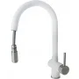 Смеситель кухонный Fabiano FKM 47 SS Alpine White