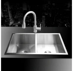 Кухонная мойка Fabiano Quadro 87x44 S/Steel