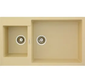 Кухонная мойка Fabiano Quadro 86x50x15 Cream