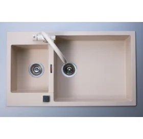 Кухонная мойка Fabiano Quadro 86x50x15 Cream
