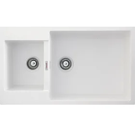 Кухонная мойка Fabiano Quadro 86x50x15 Alpine White