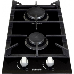 Варочная поверхность газовая Fabiano FHG 16-2 GH Black Glass