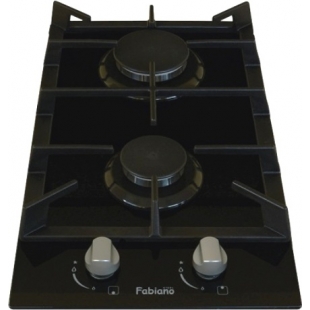 Варочная поверхность газовая Fabiano FHG 16-2 GH Black Glass