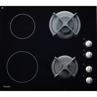 Варочная поверхность газовая Fabiano FHG-E 22-44 V Black Glass