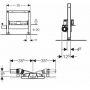 Инсталляционная система Geberit DUOFIX для душевого трапа, высота 50 см, выпуск 50 мм  (111.591.00.1
