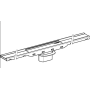 Дренажный канал Geberit CleanLine80, полированный/матовый металл, L30-90см 154.440.39.1