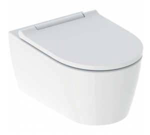 Унитаз подвесной Geberit ONE Rimfree 500.202.JT.1 с сиденьем Soft-Close (Белый матовый)