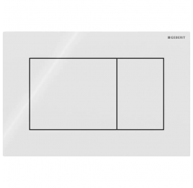 Кнопка змиву Geberit Sigma01 square 115.660.11.1 білий глянець