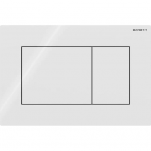 Кнопка змиву Geberit Sigma01 square 115.660.11.1 білий глянець