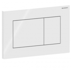 Кнопка змиву Geberit Sigma01 square 115.660.11.1 білий глянець