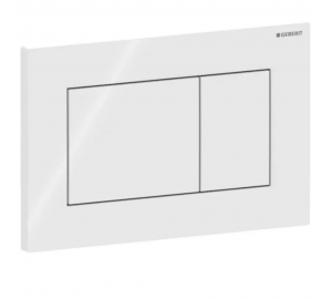 Кнопка смыва Geberit Sigma01 square 115.660.11.1 белый глянец