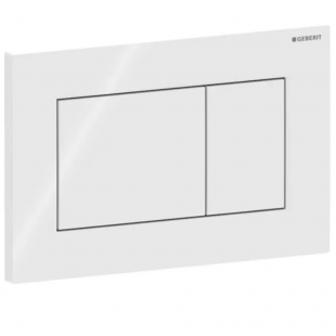 Кнопка змиву Geberit Sigma01 square 115.660.11.1 білий глянець