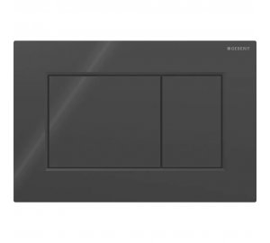 Кнопка змиву Geberit Sigma01 square 115.660.DW.1 чорний глянець