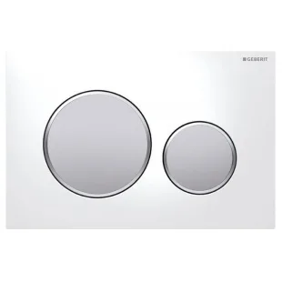 Кнопка змиву Geberit Sigma 20, білий/хром матовий/хром матовий 115.882.KL.1