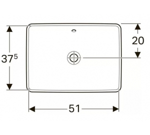 Раковина Geberit VariForm 55х40 см 500.739.01.2