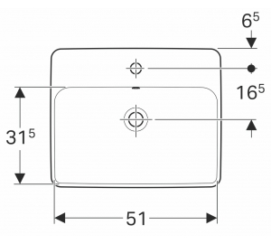 Раковина Geberit VariForm 55х40 см 500.741.01.2