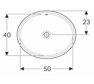 Раковина Geberit VariForm 50х46 см 500.753.01.2