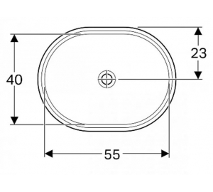 Раковина Geberit VariForm 55х46 см 500.759.01.2