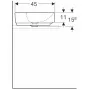 Раковина Geberit VariForm 60х45 см 500.772.01.2