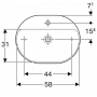 Раковина Geberit VariForm 60х45 см 500.778.01.2