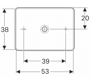 Раковина Geberit VariForm 55х40 см 500.779.01.2