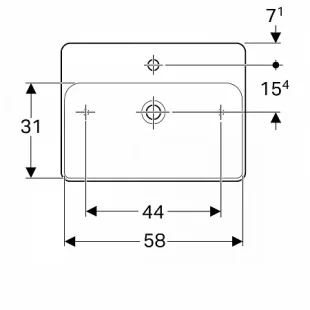 Раковина Geberit VariForm 60х45 см 500.781.01.2