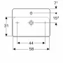  Раковина Geberit VariForm 60х45 см 500.781.01.2