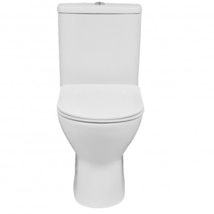 Унітаз компакт Grace RIVO білий із сидінням дюропласт UF, 48246 / CT8132
